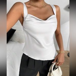 Luxe Satin Effect Blouse